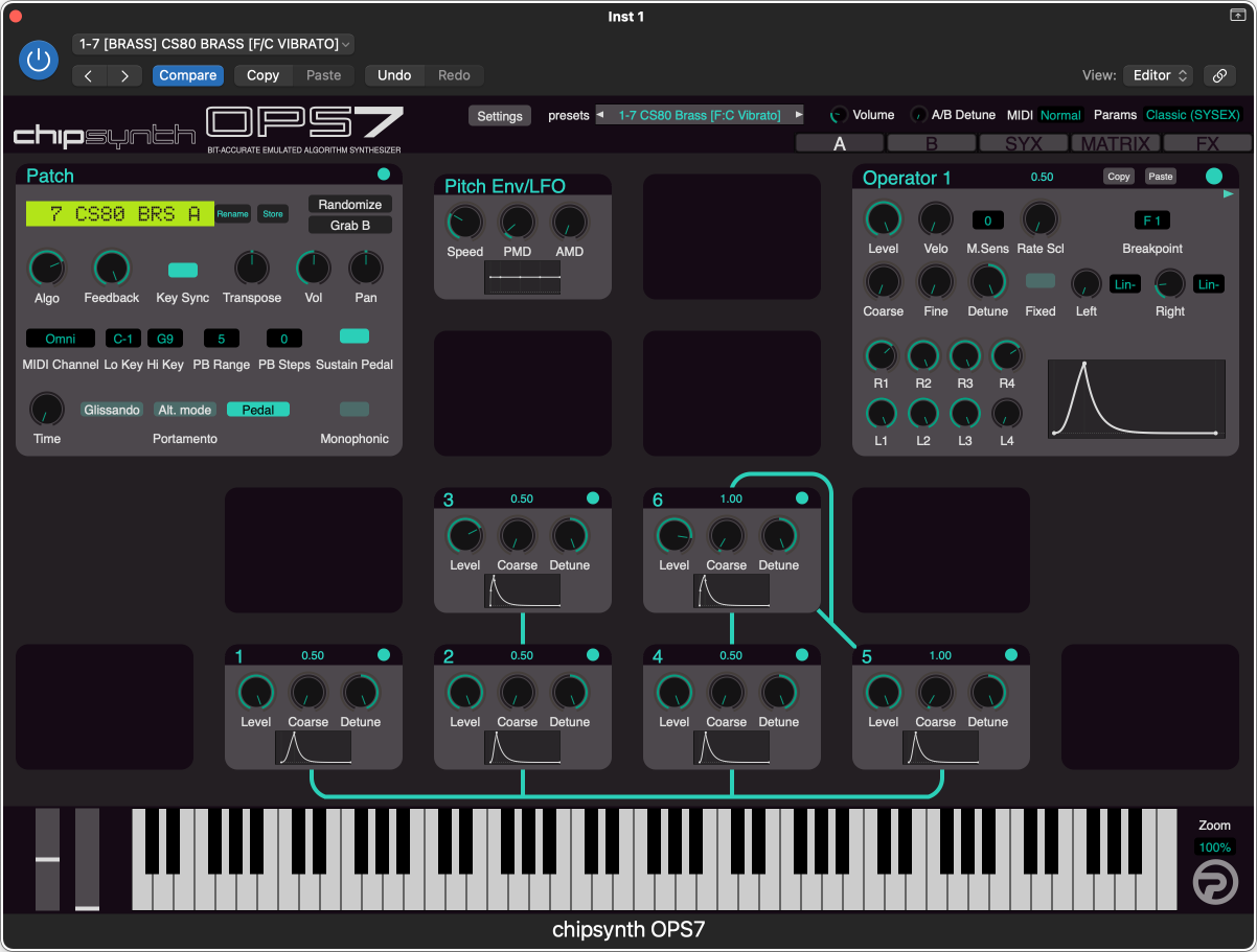 Plogue OPS7 Screenshot